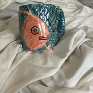 Vintage Hendrikson Imports Fish Mug